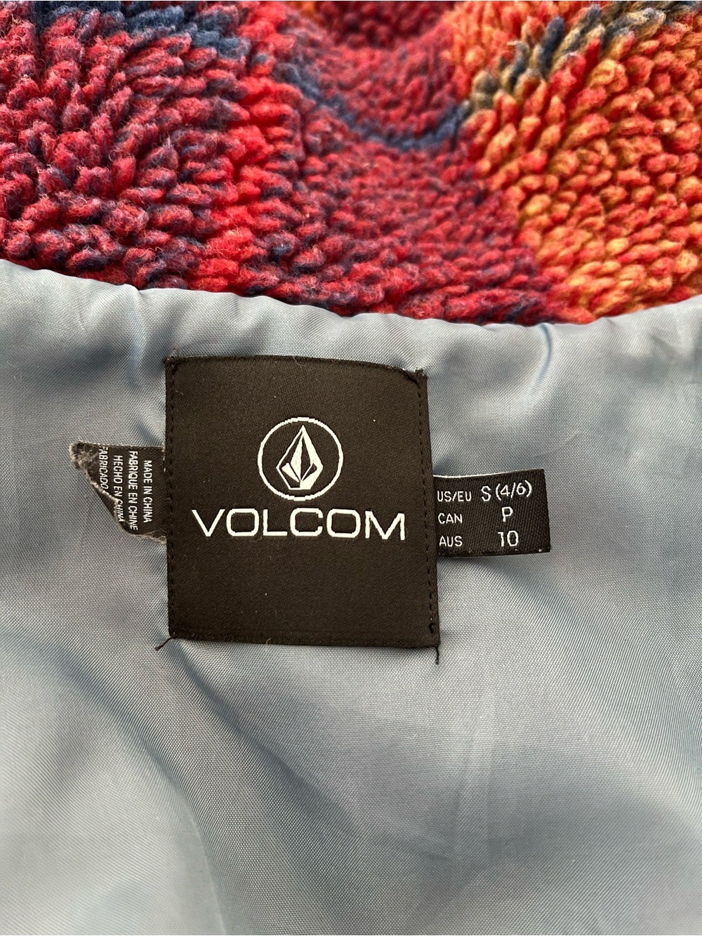 Volcom Women's Fleece Shacket - Picture 3 of 4